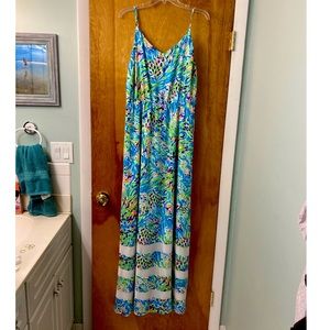 Lilly Pulitzer Deanna Maxi Dress- Sea Soiree